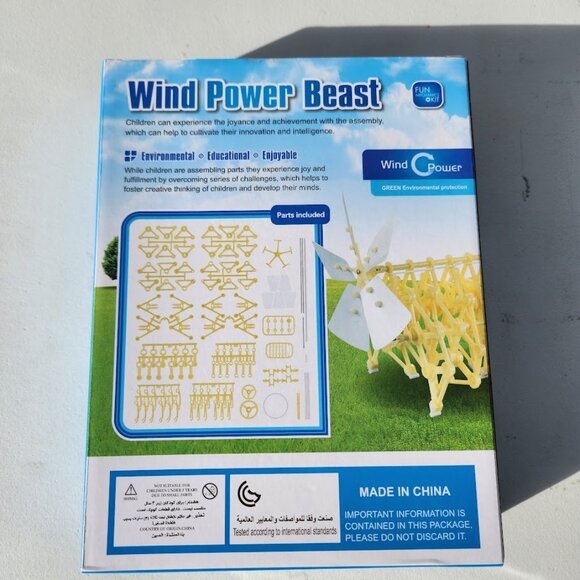 NEW STEM Wind Power Automaton Toy Science Energy Project Craft Kit Brand new FAS - Picture 5 of 16